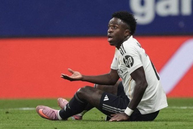 Real Betis ironiza Vini Jr. em felicitação a Ousmane Dembélé - (crédito: Foto: Juan Manuel Serrano Arce/Getty Images) Real Betis ironiza Vini Jr. em felicitação a Ousmane Dembélé - (crédito: Foto: Juan Manuel Serrano Arce/Getty Images)