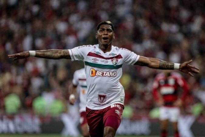 Yony González em ação com a camisa do Fluminense - (crédito: Foto: Lucas Merçon/Fluminense) Yony González em ação com a camisa do Fluminense - (crédito: Foto: Lucas Merçon/Fluminense)