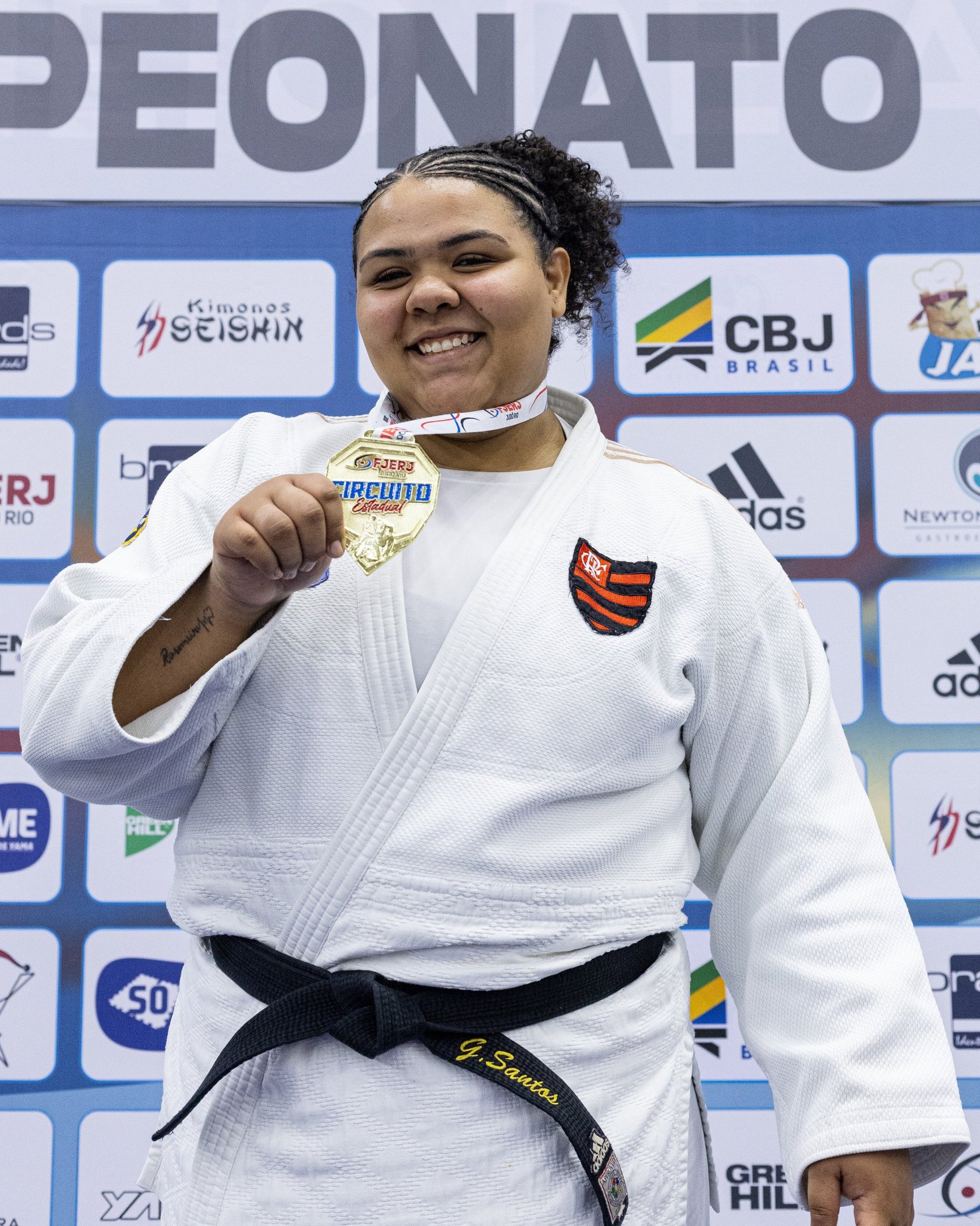 Conheça Gigi Santos, joia do judô lapidada pelo Flamengo
