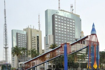 Palhaços Ankomárcio Saúde e Ruiberdan Saúde (da direita para a esquerda)