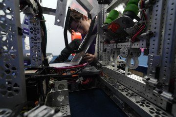 Montagem da WorldSkills Brasil no Centro de Convenções Ulysses Guimarães