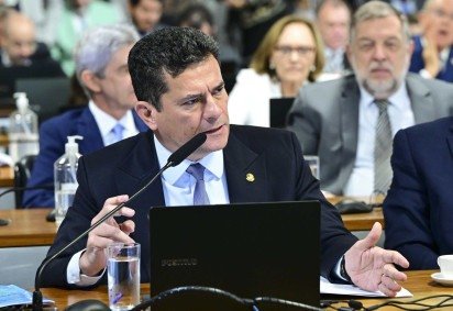 Moro deixou o União Brasil pelo PL e perdeu a vaga de titular na CCJ -  (crédito: Geraldo Magela/Agência Senado) -Moro deixou o União Brasil pelo PL e perdeu a vaga de titular na CCJ -  (crédito: Geraldo Magela/Agência Senado)