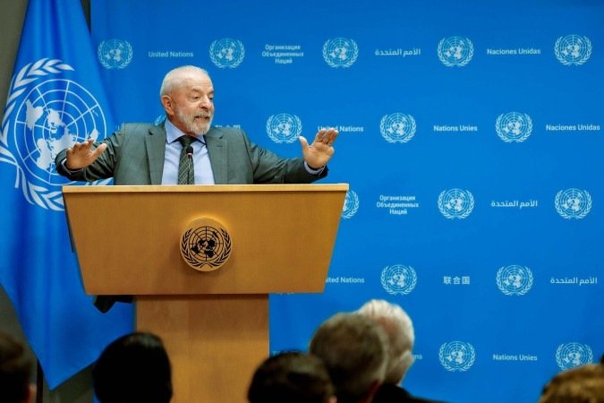 Lula na entrevista coletiva: Lula na entrevista coletiva: