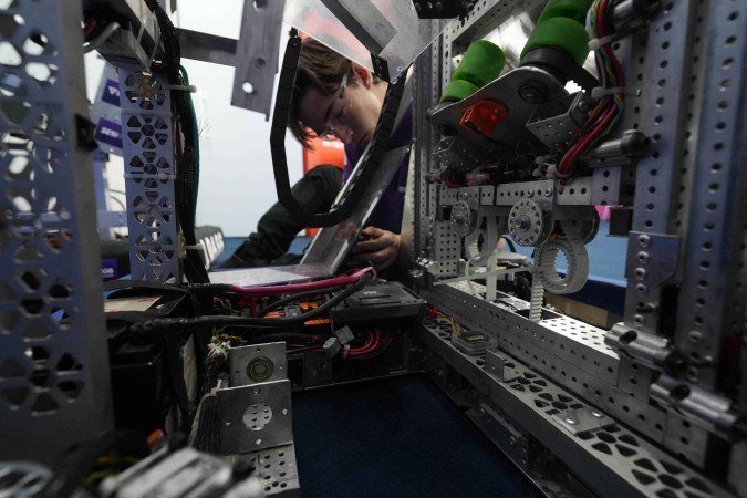 Montagem da WorldSkills Brasil no Centro de Convenções Ulysses Guimarães