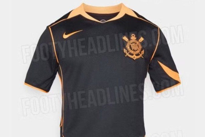 Corinthians vai lançar terceiro uniforme contra o Flamengo - (crédito: Foto: Footy Headlines) Corinthians vai lançar terceiro uniforme contra o Flamengo - (crédito: Foto: Footy Headlines)