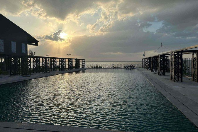 Área de lazer do Vila Galé Collection Amazônia