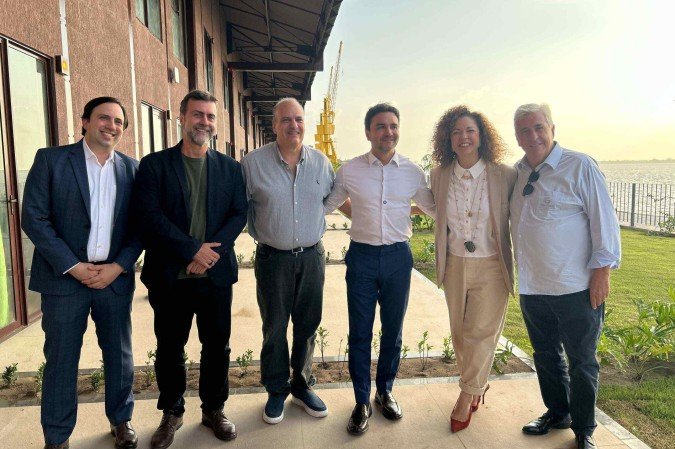 Coletiva do Vila Galé Collection Amazônia contou com a presença de autoridades e representantes do governo -  (crédito: Gabriella Braz/CB/DA Press)