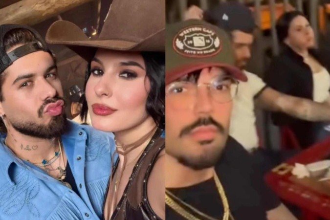 Zé Felipe e Ana Castela têm momento de intimidade vazado - (crédito: Reprodução/Instagram) Zé Felipe e Ana Castela têm momento de intimidade vazado - (crédito: Reprodução/Instagram)