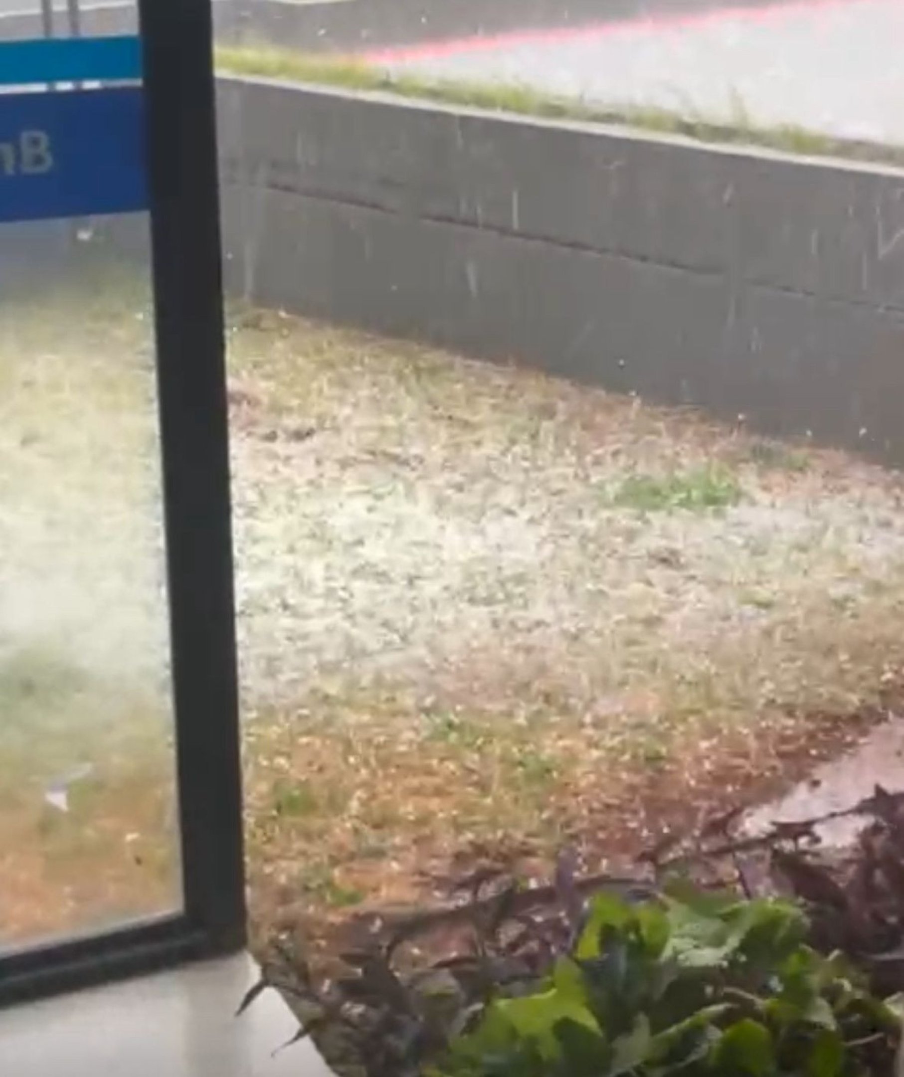 Chuva de granizo surpreende moradores do Gama; veja vídeo