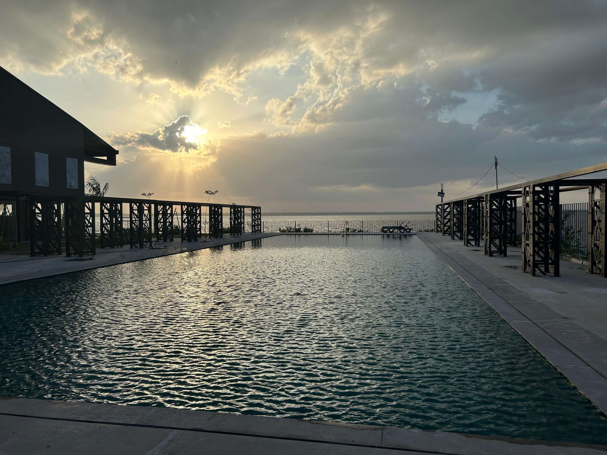 Área de lazer do Vila Galé Collection Amazônia