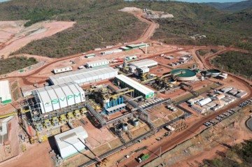 A mina goiana, que hoje tem parceria chinesa, extrai em larga escala quatro terras raras de mais alto valor para as indústrias de tecnologia e energia -  (crédito: Divulgação/Serra Verde)