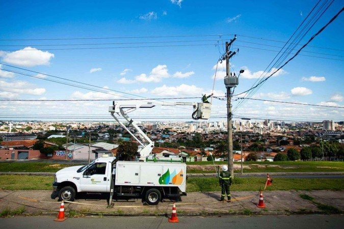 A população também é orientada a reportar quaisquer falhas no sistema pelo número 116 -  (crédito: Divulgação/Neoernegia)