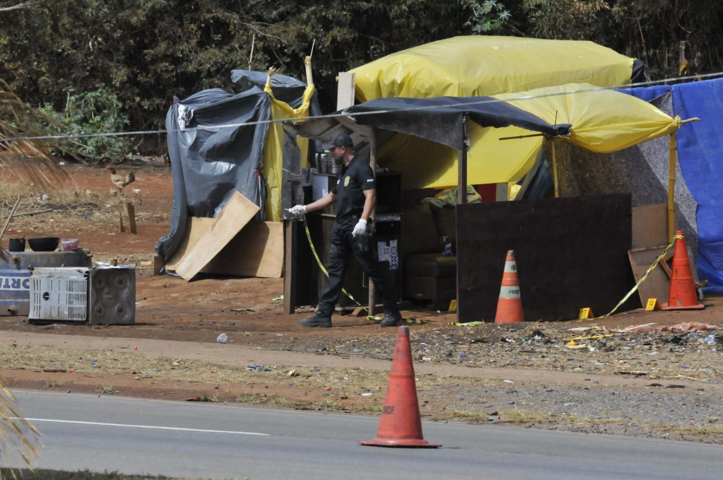 Três pessoas são baleadas na 611 Norte, perto da Colina da UnB 