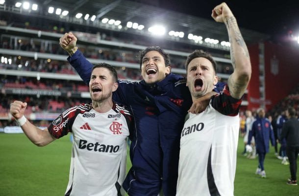 Saúl celebra classificação do Flamengo e confronto pela Libertadores: “Precioso de jogar”