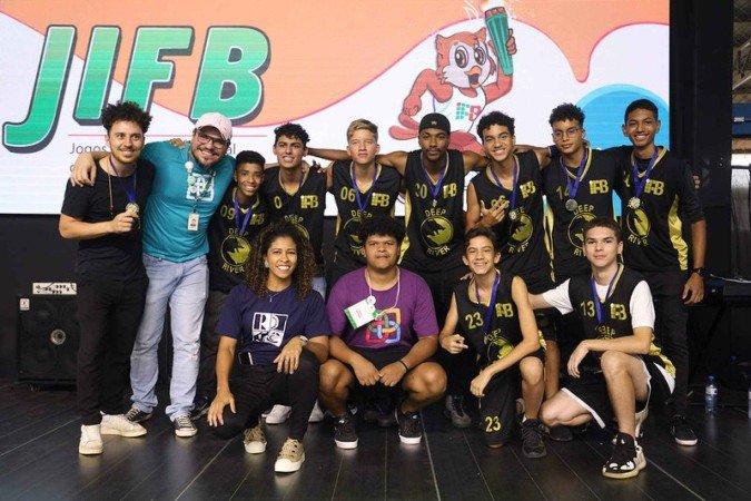 Premiação dos jogos do Instituto Federal de Brasília (JIFB) -  (crédito: Reprodução/Conecta IF)