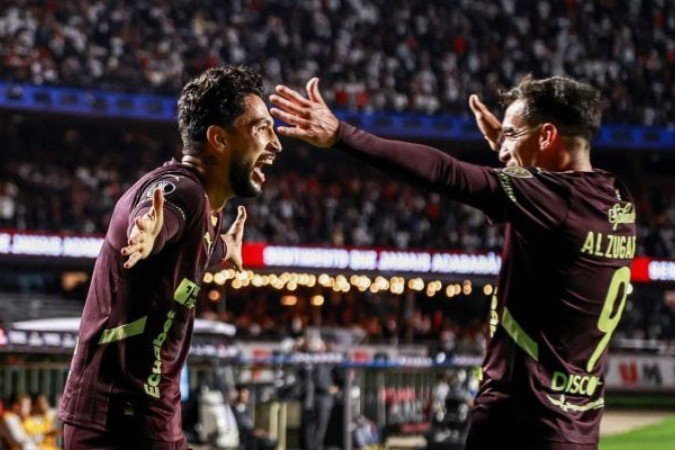 Em três anos, foi a segunda vez que a Liga de Quito eliminou o time paulista - (crédito: Foto: Divulgação/Conmebol) Em três anos, foi a segunda vez que a Liga de Quito eliminou o time paulista - (crédito: Foto: Divulgação/Conmebol)