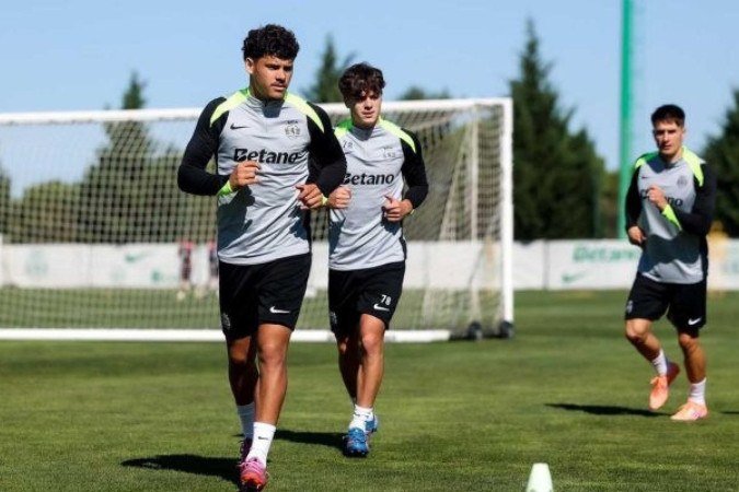 Sporting treina para o importante duelo deste sábado contra o Estoril, fora de casa, pelo Português - (crédito: Foto:Foto: Isabel Silva / Sporting CP ) Sporting treina para o importante duelo deste sábado contra o Estoril, fora de casa, pelo Português - (crédito: Foto:Foto: Isabel Silva / Sporting CP )