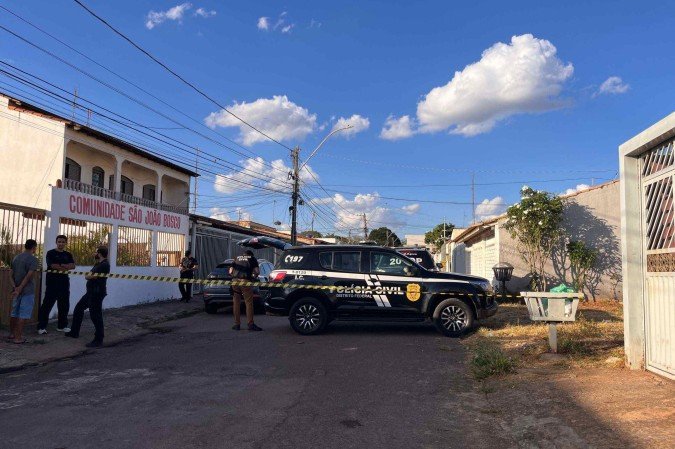 Três menores de idade foram apreendidos após uma tentativa de assalto na Quadra 27 do Gama Oeste. -  (crédito: Nathália Queiroz/CB)