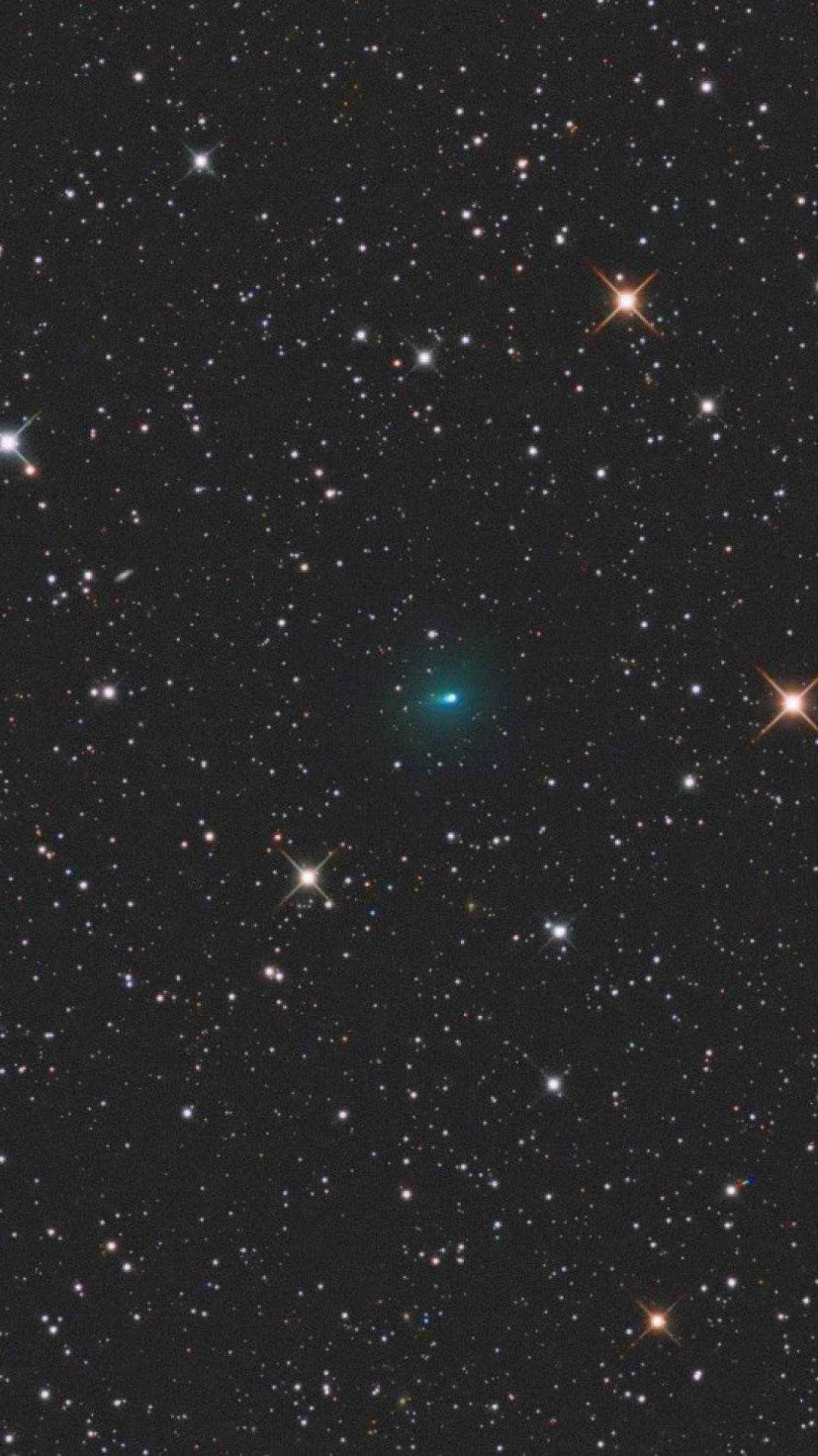 Novas imagens do cometa 3I/ATLAS, capturadas em 7 de setembro - (crédito: Reprodução/Michael Jäger e Gerald Rhemann ) Novas imagens do cometa 3I/ATLAS, capturadas em 7 de setembro - (crédito: Reprodução/Michael Jäger e Gerald Rhemann )