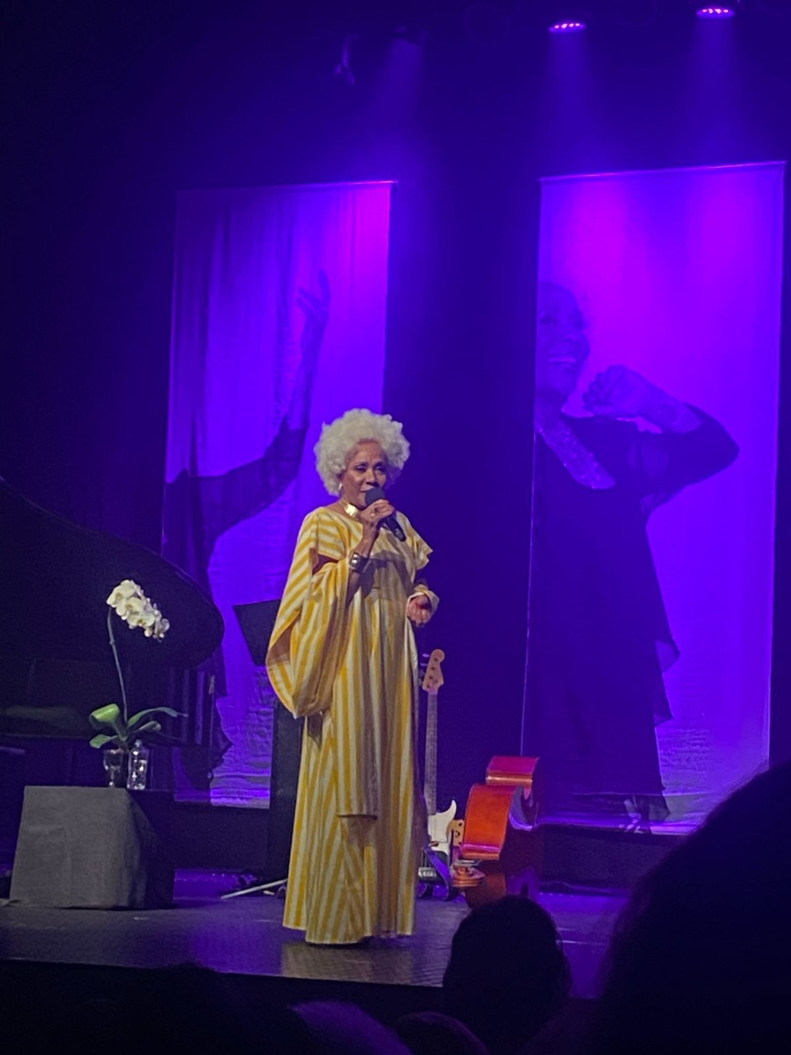 Dhu Moraes no palco, como cantora