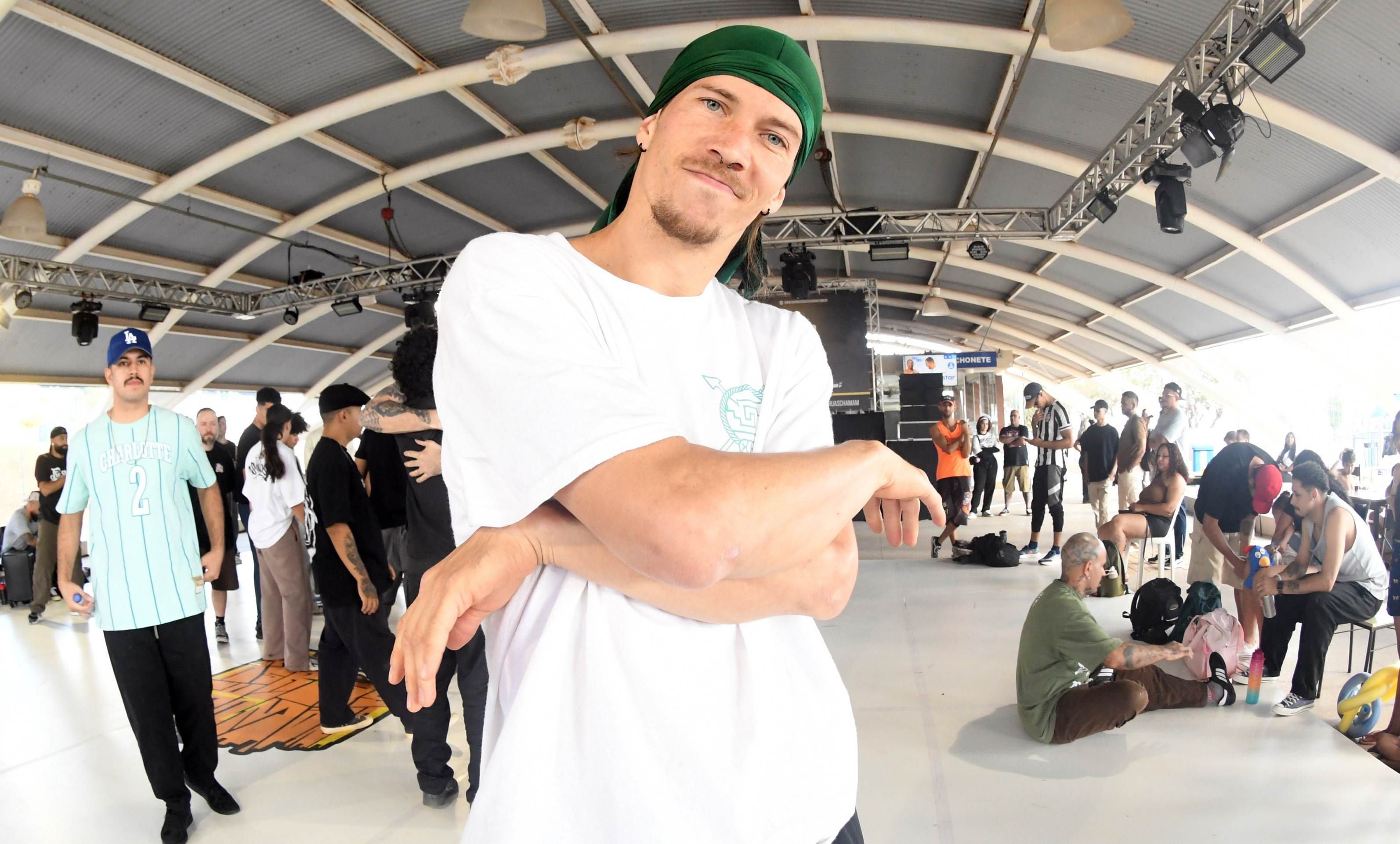 Emiliano Moncada veio do México para o evento