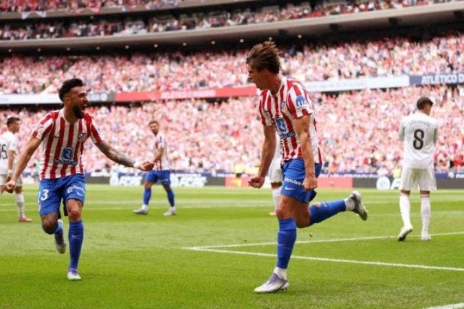 Atlético de Madrid vence o Real Madrid por 5 a 2 e embola a La Liga  -  (crédito:  Foto: Angel Martinez/Getty Images)