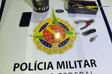 Homem é preso em flagrante por furto de celular no Setor Bancário Sul
 -  (crédito: PMDF)