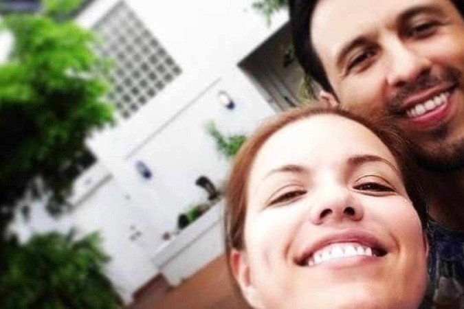 Jossette Rivera e seu marido Juan Fernando, que faleceu em dezembro de 2018 - (crédito: Jossette Rivera) Jossette Rivera e seu marido Juan Fernando, que faleceu em dezembro de 2018 - (crédito: Jossette Rivera)