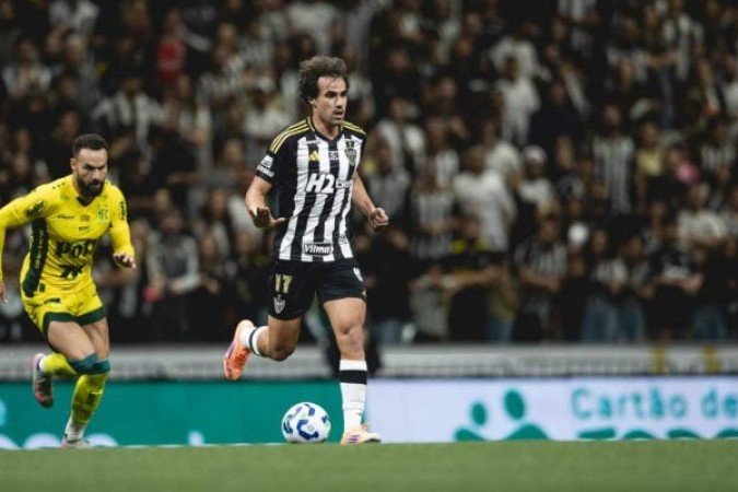 IGOR GOMES Um belo passe para Caio Paulista, que quase marcou. Mas perdeu intensidade quando o Galo ficou com um a menos. Saiu aos 18 da etapa final para a entrada de Scarpa. NOTA: 6,0 Foto: Pedro Souza