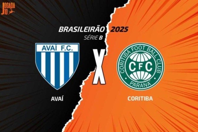 Avaí e Coritiba se enfrentam pela 29ª rodada da Série B -  (crédito: Foto: Arte/Jogada10)