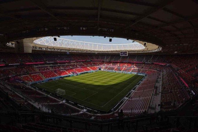 Estádio Ahmad Bin Ali, em Al-Rayyan, receberá o chamado Dérbi das Américas, em 10 de dezembro -  (crédito: Foto: Christopher Lee/Getty Images)