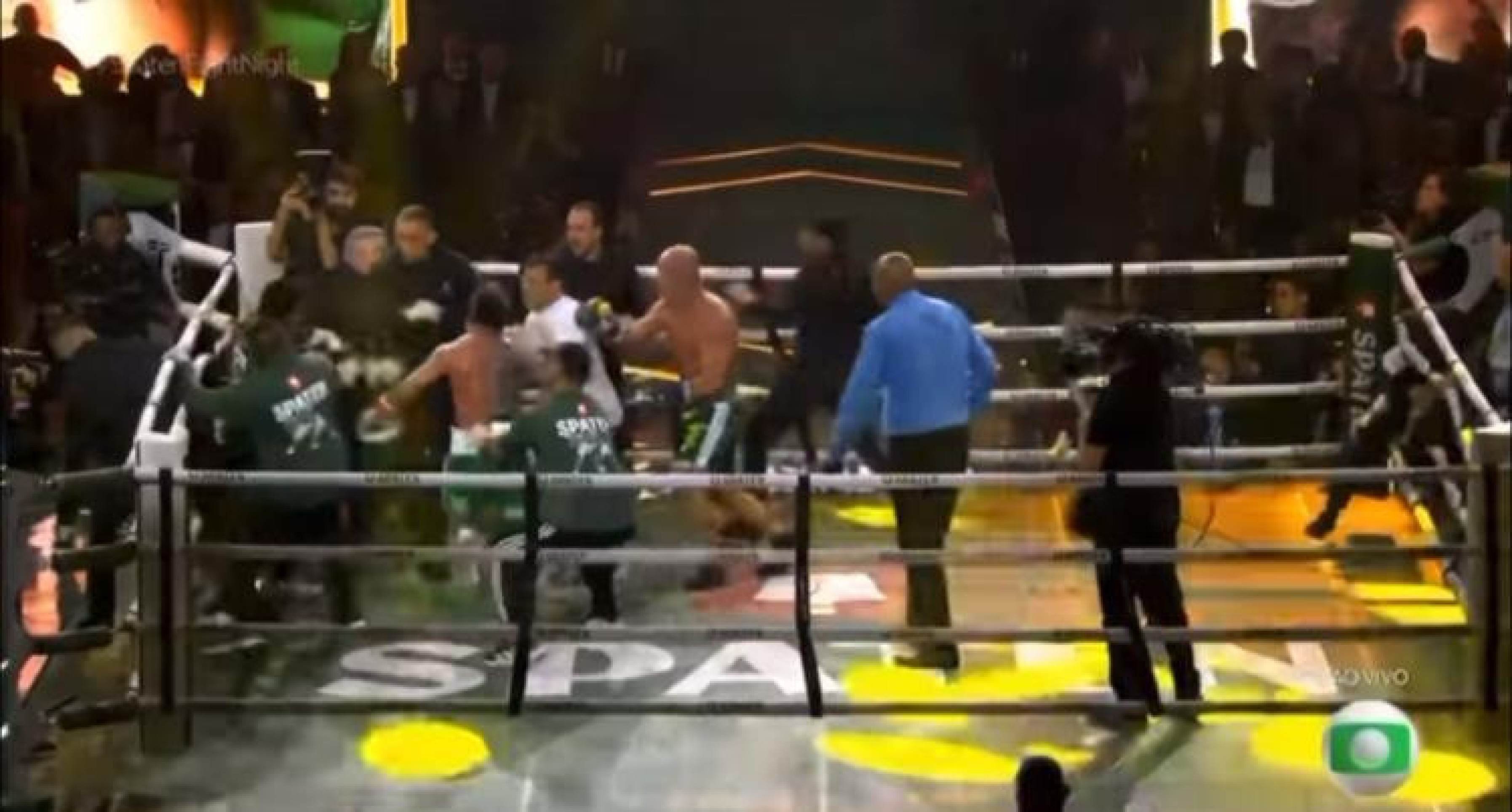 Imagens da Globo mostram que autor de nocaute em Wanderlei Silva é filho de Popó