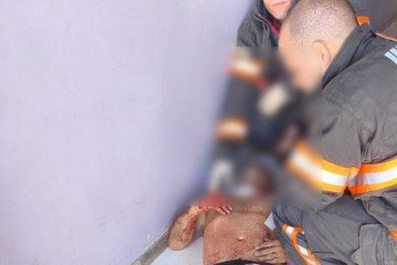 Homem foi esfaqueado no peito e no pescoço -  (crédito: Material cedido ao Correio)