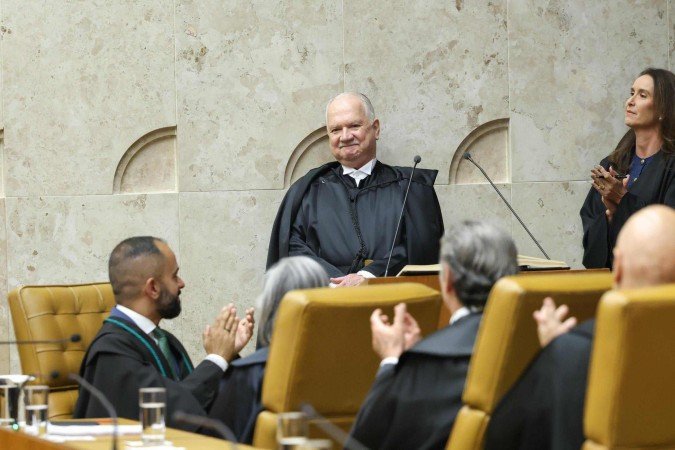 Cerimônia de posse do ministro Edson Fachin como presidente do STF -  (crédito:  Gustavo Moreno/STF)