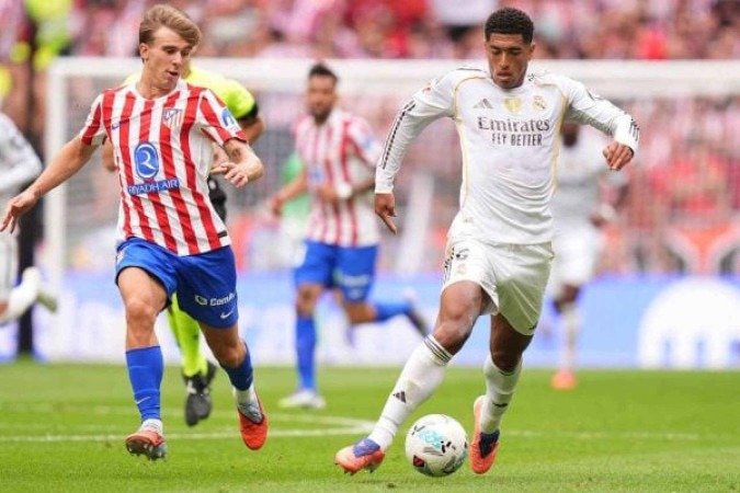 Real Madrid não teve boa atuação diante do rival Atlético -  (crédito: Foto: Angel Martinez/Getty Images)