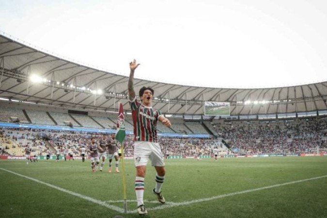 Cano marcou na vitória sobre o Botafogo e chegou a 20 gols na temporada -  (crédito: Foto: Marcelo Gonçalves/Fluminense FC)