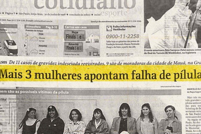 Na época, o escândalo das pílulas de farinha tomou as manchetes de jornais de todo o Brasil