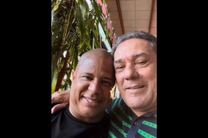 Marcelinho Carioca e Vanderlei Luxemburgo fazem as pazes após 18 anos de desavenças  -  (crédito: Foto: Reprodução/Instagram)