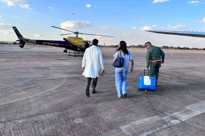 Detran-DF transportou, em uma década, 90 órgãos -  (crédito: Divulgação/Detran-DF)