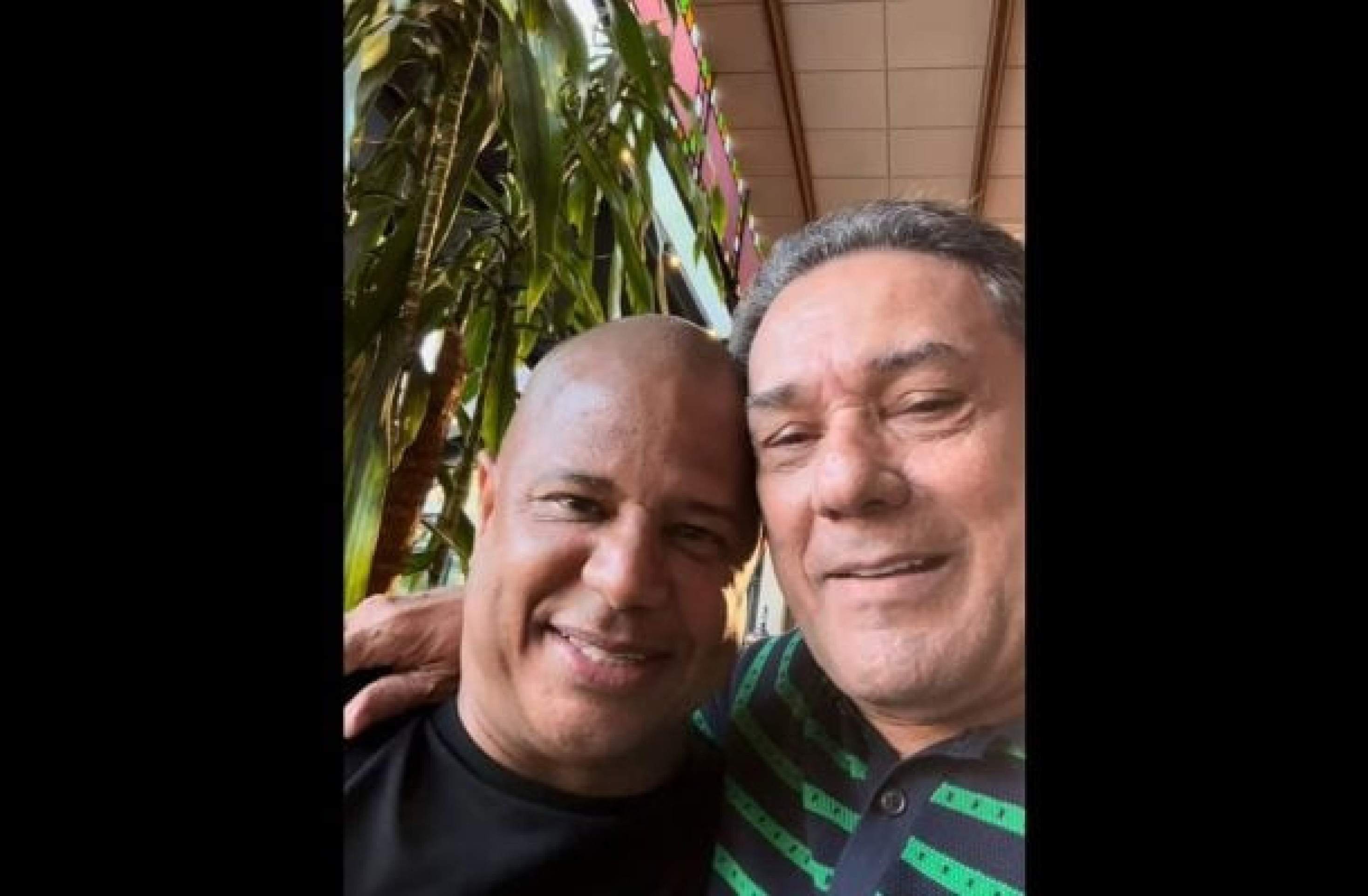 Marcelinho Carioca e Luxemburgo selam reconciliação após quase duas décadas de ruptura