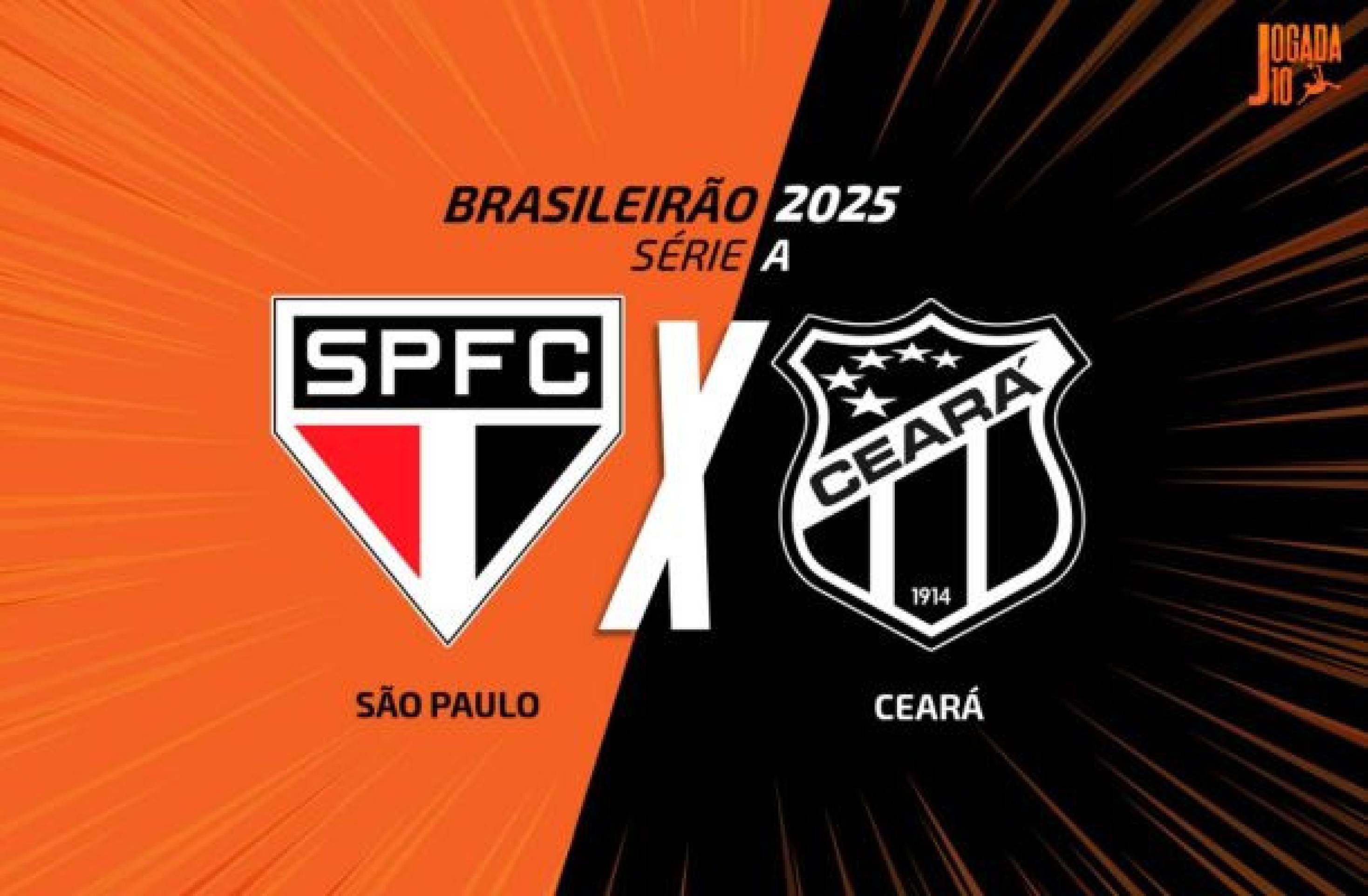 São Paulo x Ceará, AO VIVO, com a Voz do Esporte, às 18h30