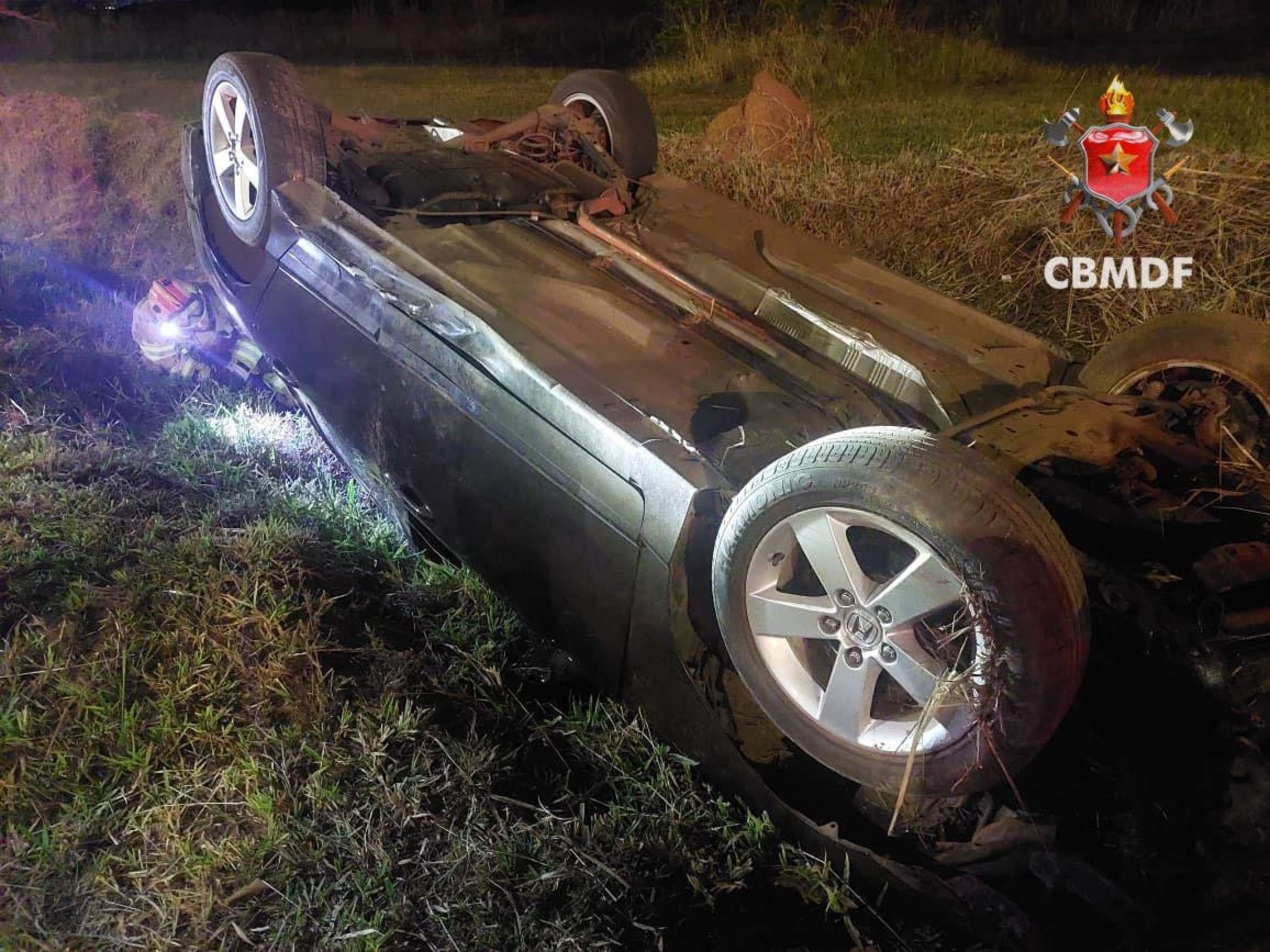 Outra capotagem ocorreu na BR-040 no último domingo 