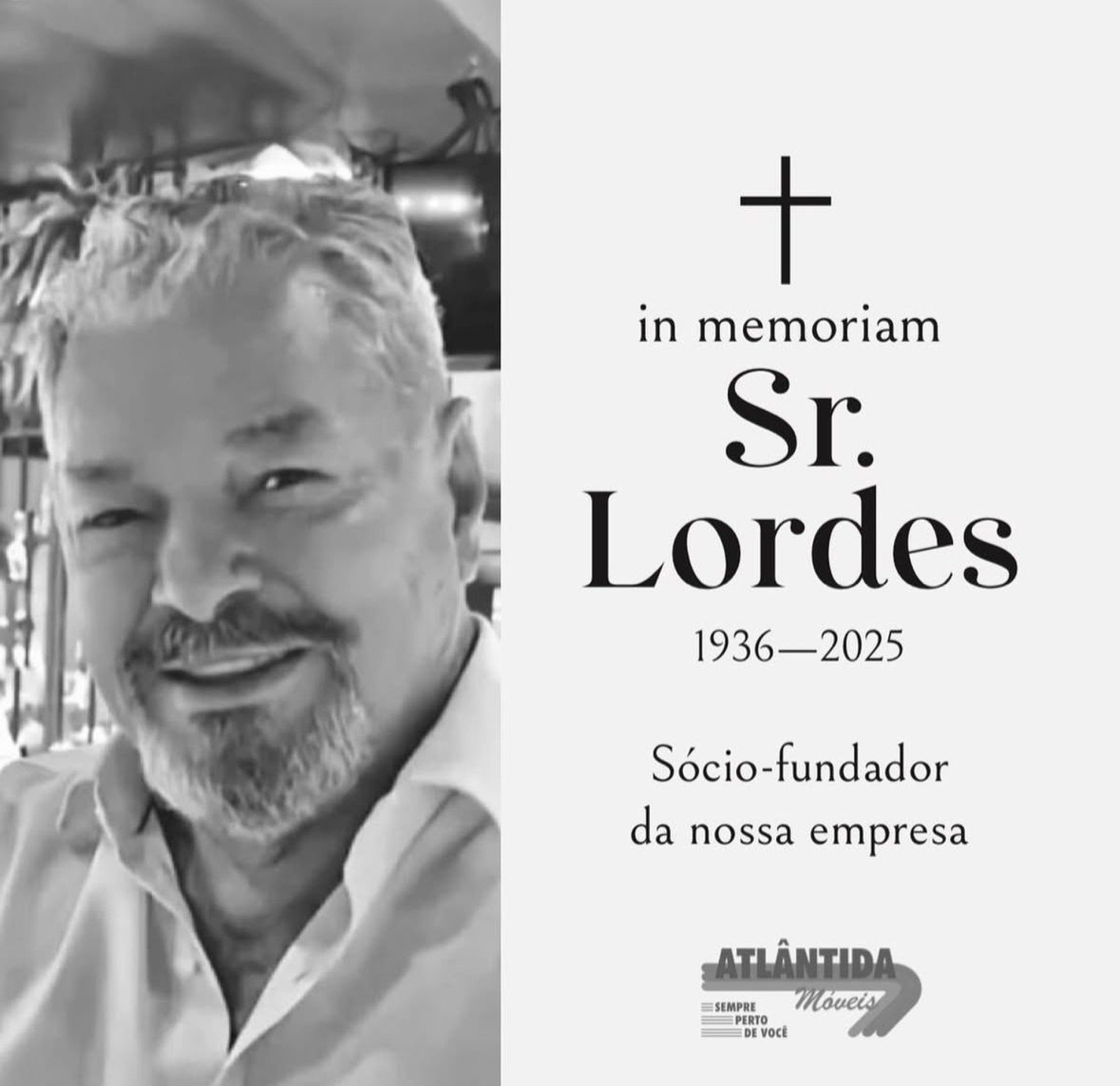 Morre sócio-fundador da Atlândida Móveis