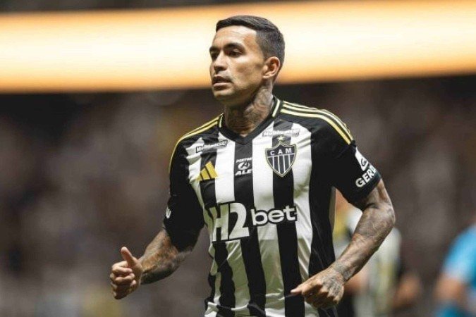 Dudu revela que defender o Atlético era sonho e projeta futuro na equipe -  (crédito: Foto: Pedro Souza / Atlético)