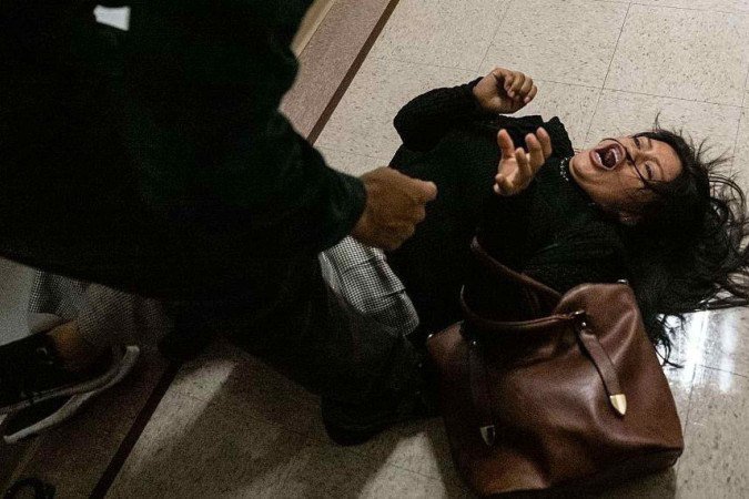 Mónica afirmou estar apavorada e que nunca pensou viver isso nos EUA -  (crédito: Getty Images)