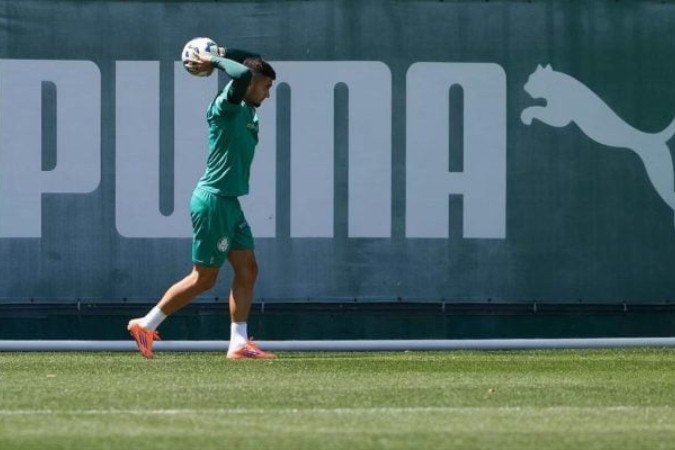 Andreas Pereira pode mudar de função após lesão de Lucas Evangelista  -  (crédito: Foto: Cesar Greco/Palmeiras)