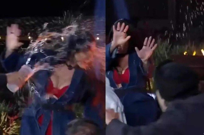 'A fazenda 17': briga com água na cara repercute nas redes sociais