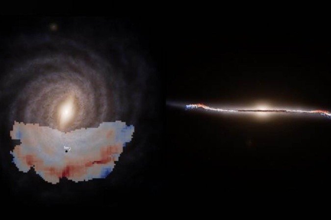 Cientistas detectam a grande onda que perturba a Via Láctea