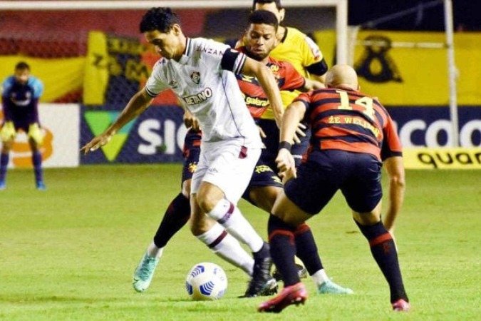 Fluminense venceu o Sport na Ilha do Retiro em 2021 - (crédito: Foto: Mailson Santana/FFC) Fluminense venceu o Sport na Ilha do Retiro em 2021 - (crédito: Foto: Mailson Santana/FFC)