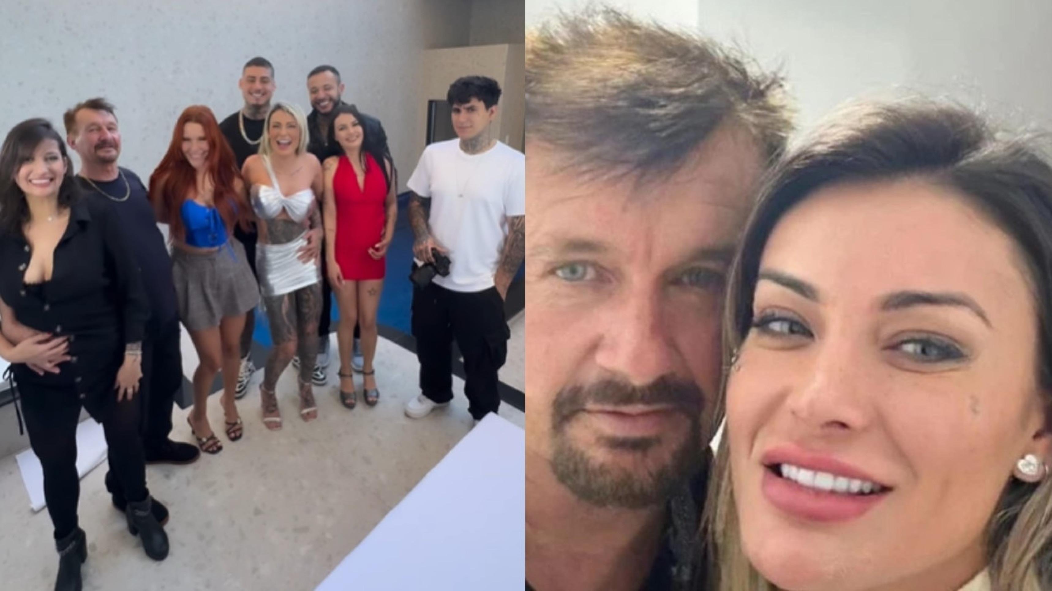 Andressa Urach choca ao postar vídeo adulto com pai e irmã: 'Família unida'